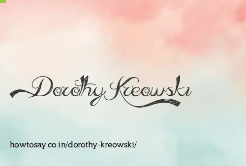 Dorothy Kreowski