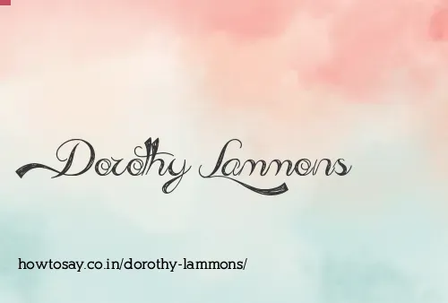 Dorothy Lammons