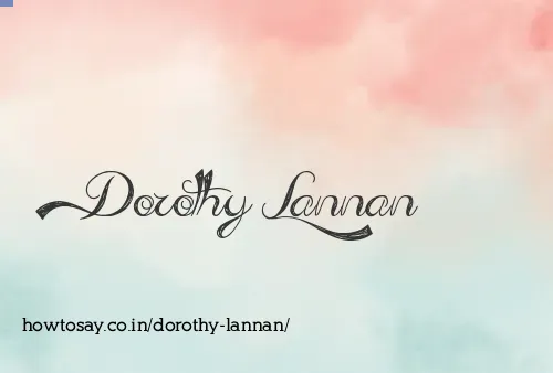 Dorothy Lannan