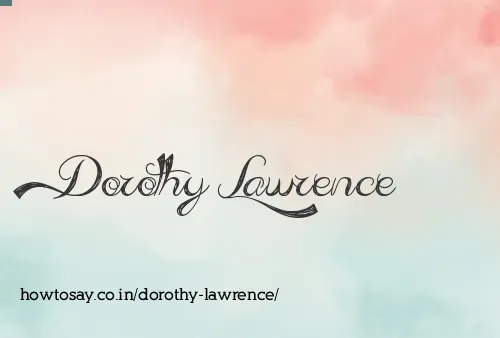 Dorothy Lawrence