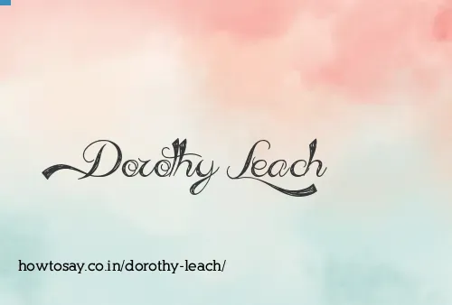 Dorothy Leach