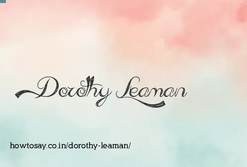 Dorothy Leaman