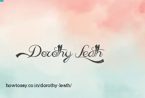 Dorothy Leath