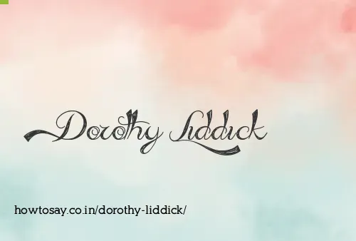 Dorothy Liddick