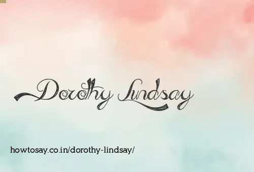 Dorothy Lindsay