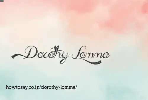 Dorothy Lomma