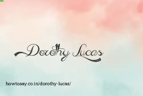 Dorothy Lucas