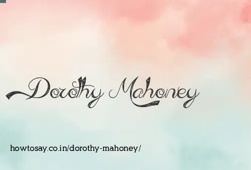 Dorothy Mahoney