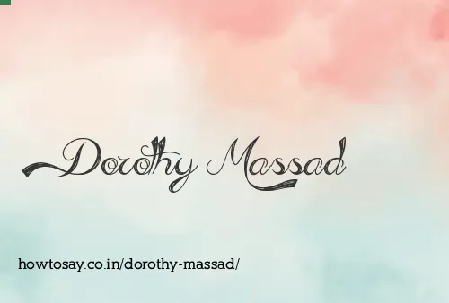 Dorothy Massad