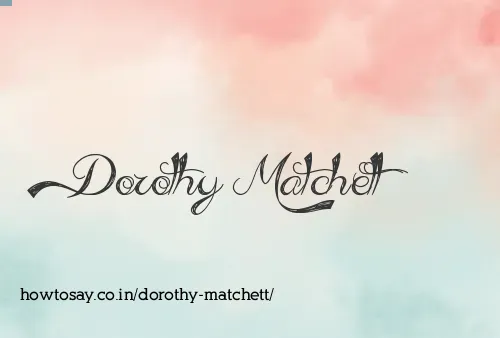 Dorothy Matchett