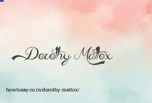 Dorothy Mattox