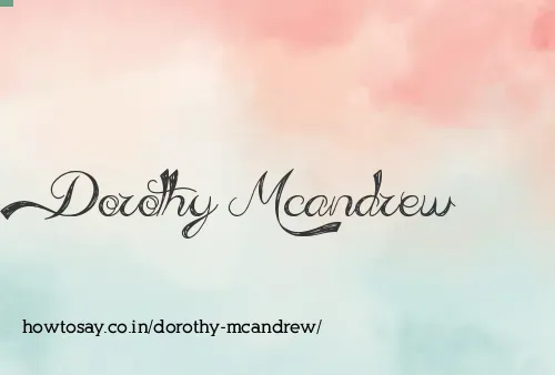Dorothy Mcandrew