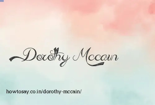 Dorothy Mccain