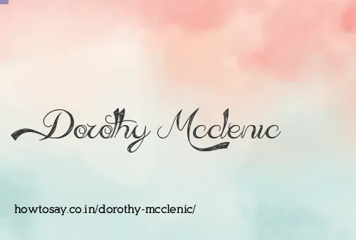 Dorothy Mcclenic