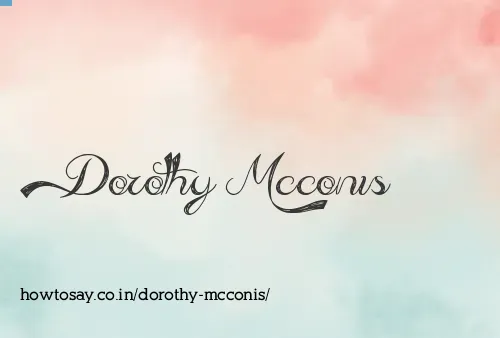 Dorothy Mcconis