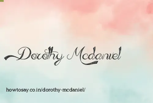 Dorothy Mcdaniel