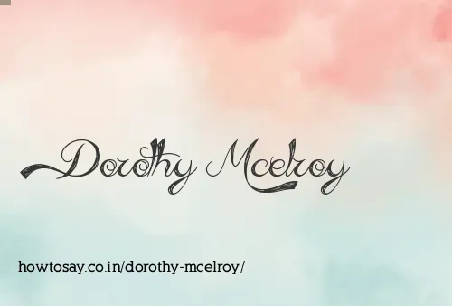 Dorothy Mcelroy
