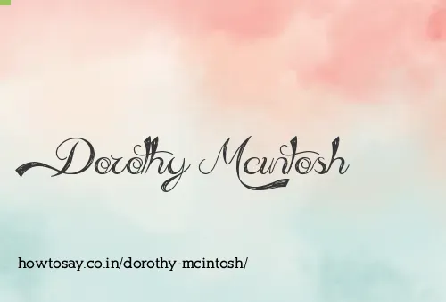 Dorothy Mcintosh