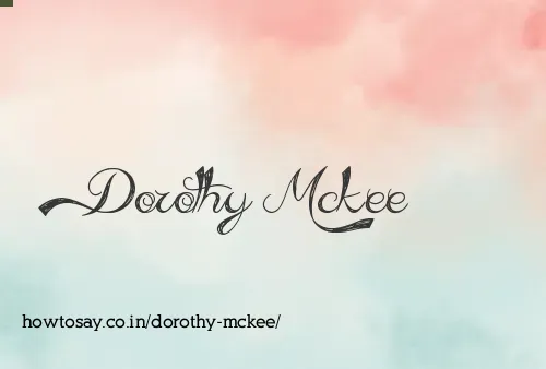 Dorothy Mckee