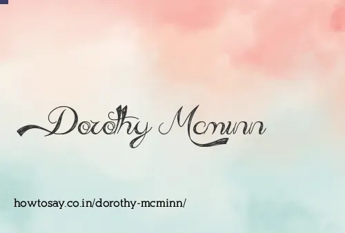 Dorothy Mcminn