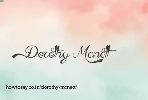 Dorothy Mcnett