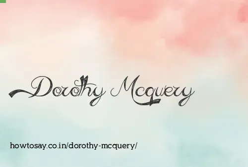 Dorothy Mcquery
