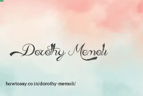 Dorothy Memoli