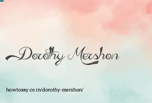 Dorothy Mershon