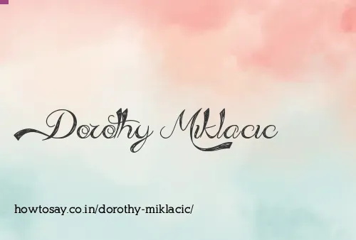 Dorothy Miklacic