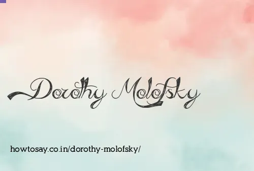 Dorothy Molofsky