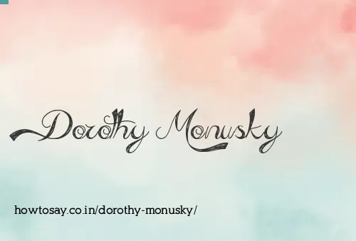 Dorothy Monusky