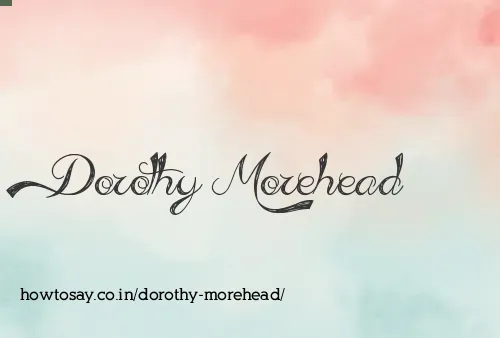 Dorothy Morehead