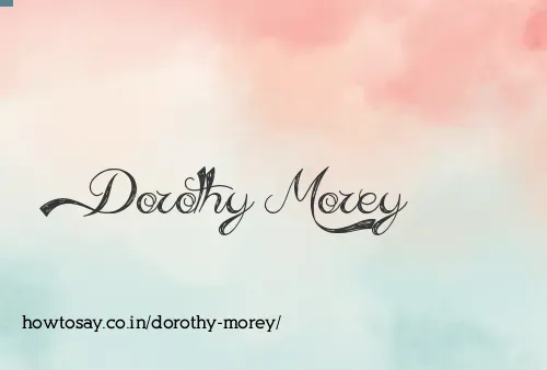 Dorothy Morey