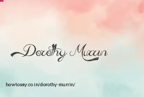 Dorothy Murrin