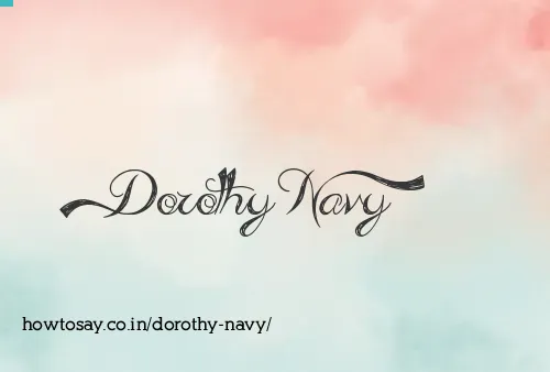Dorothy Navy