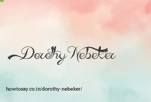 Dorothy Nebeker