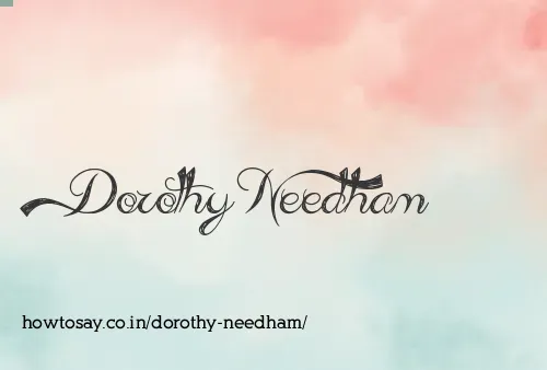 Dorothy Needham