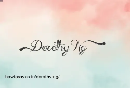 Dorothy Ng