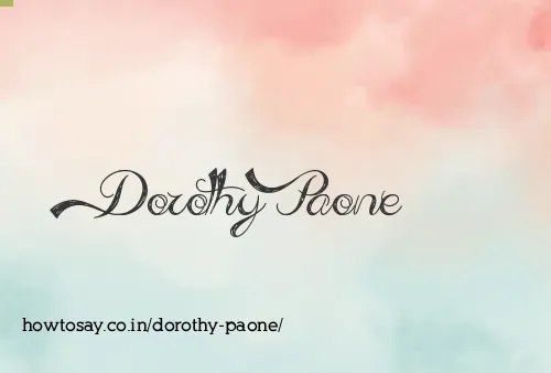 Dorothy Paone