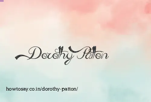 Dorothy Patton