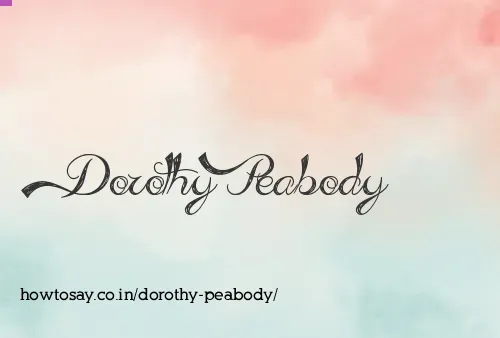 Dorothy Peabody