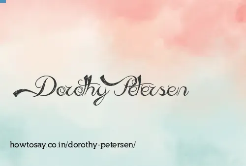 Dorothy Petersen