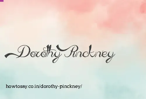 Dorothy Pinckney