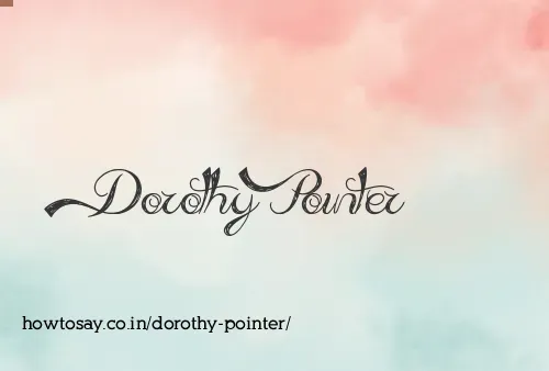 Dorothy Pointer