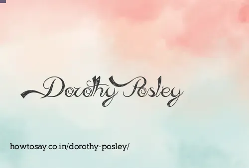Dorothy Posley