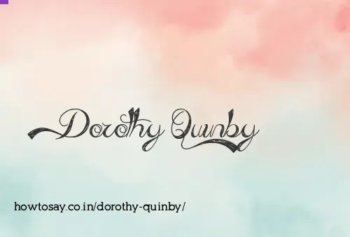 Dorothy Quinby