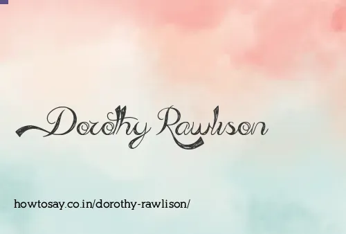 Dorothy Rawlison