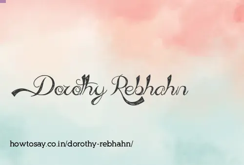 Dorothy Rebhahn