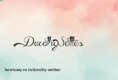 Dorothy Settles
