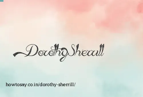 Dorothy Sherrill